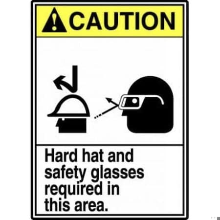 Accuform ANSI CAUTION Safety Sign EYE MRPE636XV MRPE636XV